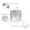 Wrapables Glossy Non-Woven Reusable Gift Bags with Handles for Weddings, Bridal Showers, Parties (Set of 8)